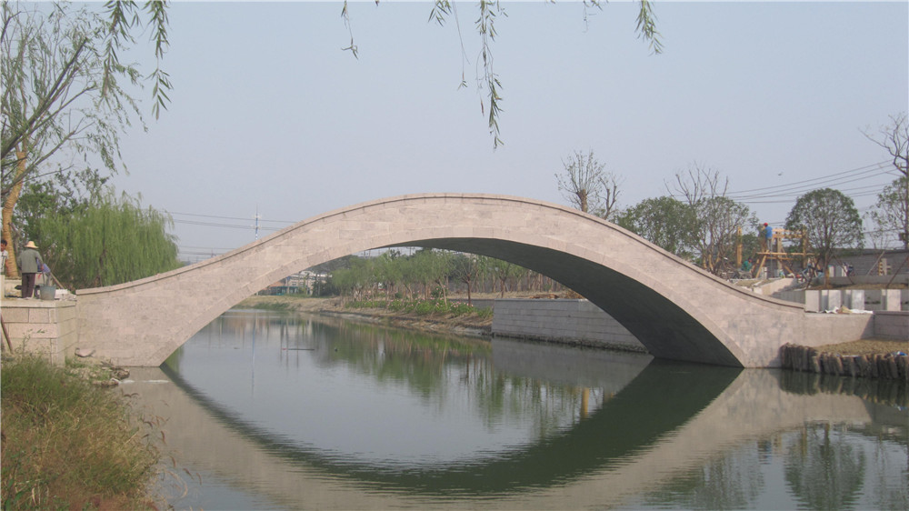 杭州丁桥大农港河道石材装饰工程
